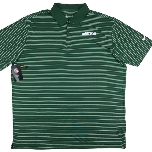 Nike NFL New York Jets Dri Fit Polo Shirt Size XXL - Picture 2 of 8